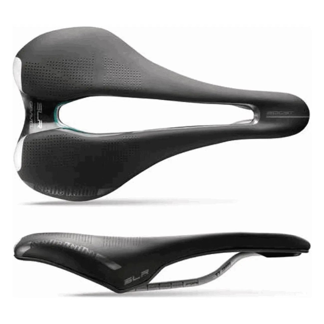 SLR Boost Gravel Black Superflow Saddle 145x248mm, Comfort & Performance, 209g - 1