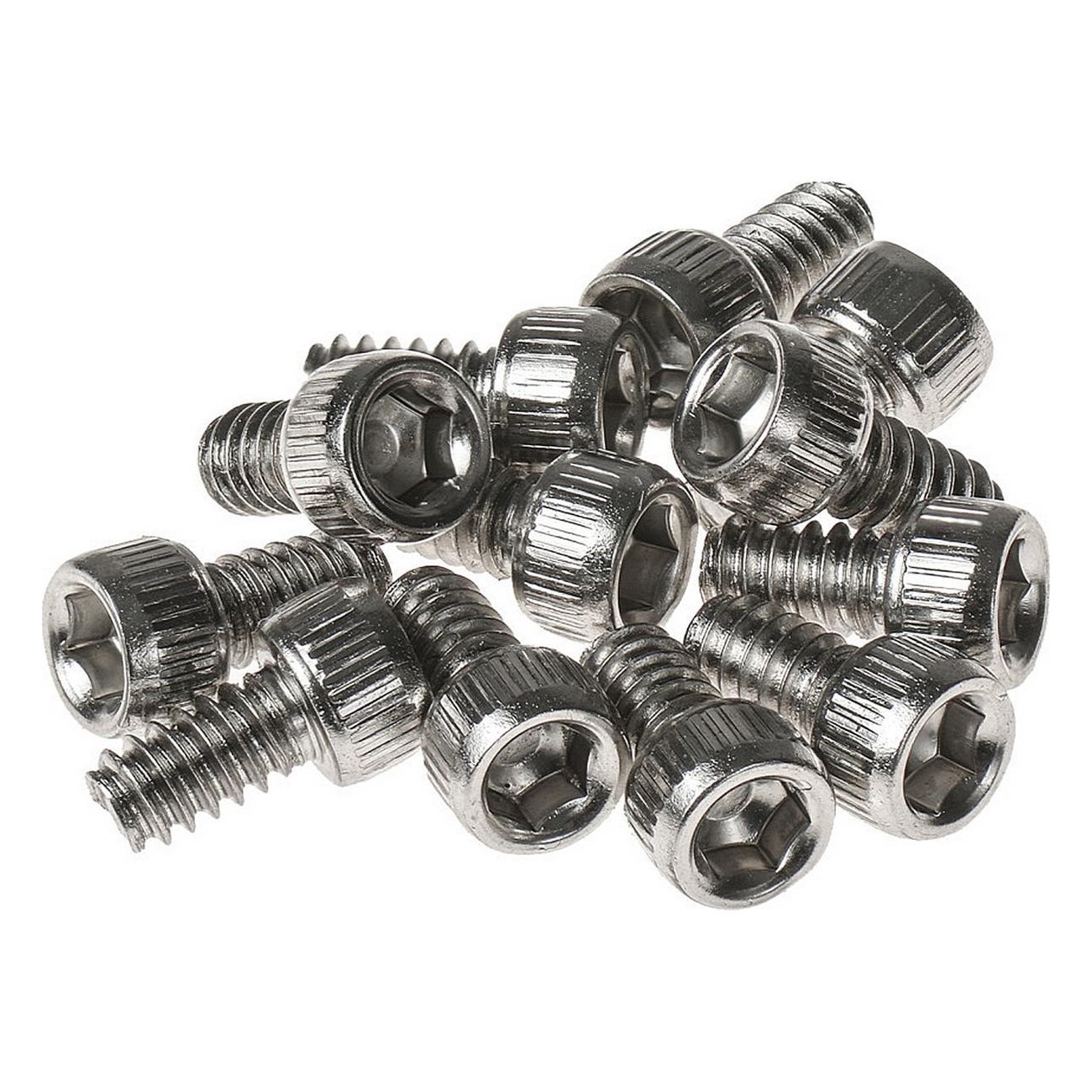 9 mm Steel Reverse Pedal Pins for Escape Pro, Black One & Base - Silver, 12 pcs - 1