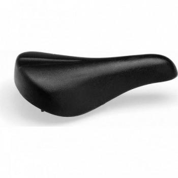 Kids MTB Saddle 240x130 mm Black Polyurethane with PPE Shell and Steel Rail - 1