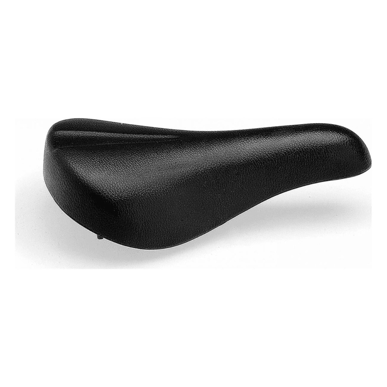 Kids MTB Saddle 240x130 mm Black Polyurethane with PPE Shell and Steel Rail - 1