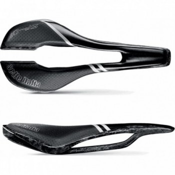 SP01 Tekno Superflow Saddle Black 130x286mm, 125g, Hi-Tech Carbon Rail - 1