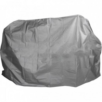 Housse de vélo renforcée en PVC gris 230x110x80 cm - Protection vélo - 1