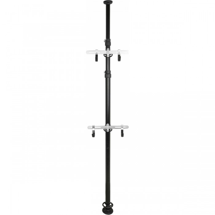 Adjustable Telescopic Bike Rack in Anodized Gold Aluminum for 6 Bikes - 1