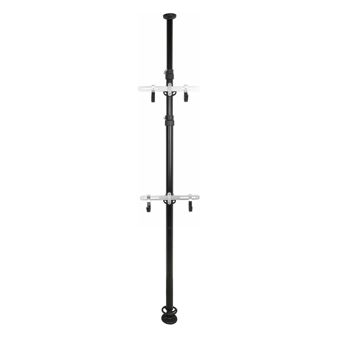 Adjustable Telescopic Bike Rack in Anodized Gold Aluminum for 6 Bikes - 1