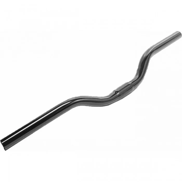 Black Iron MTB Handlebar - 520mm Length, 25.4mm Diameter - 1