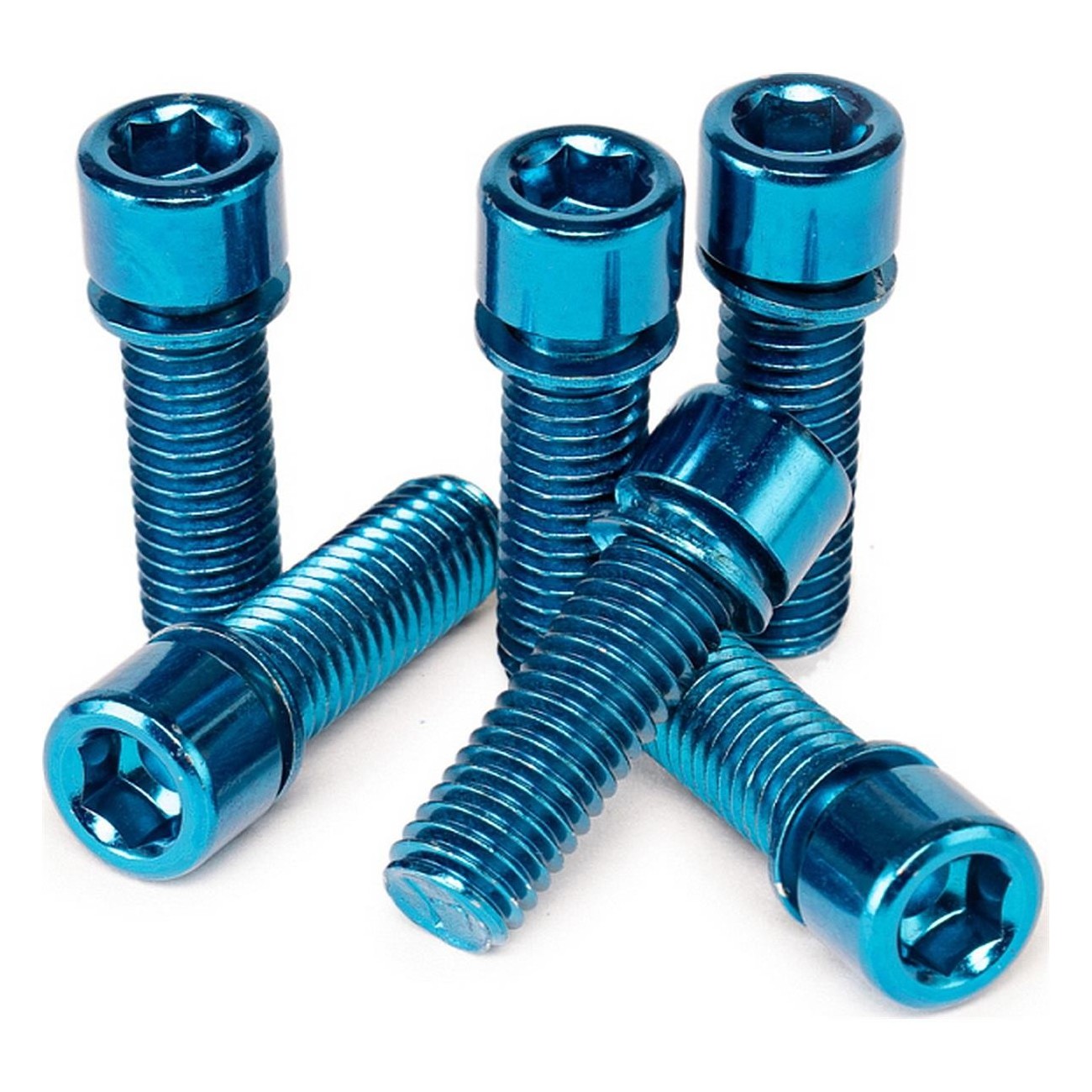 Set von Salt Solid Schrauben Blau - 6 M8x25mm Schrauben für zuverlässige Befestigung - 1