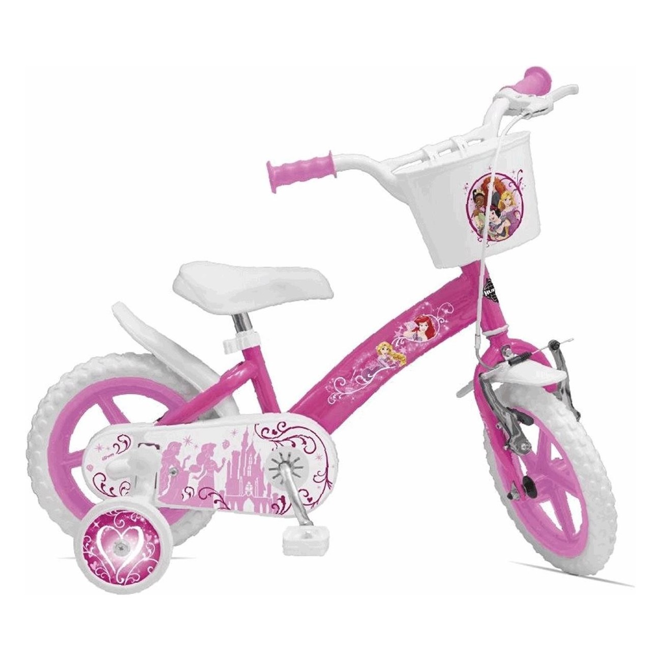 Bicicleta de 12' Princess para Niñas - Diseño Atractivo y Seguro - 1