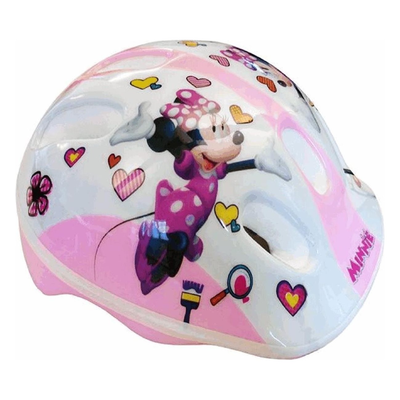 Casco Baby Minnie Disney XS per Bambini 2-4 Anni (44/50 cm) - Sicurezza e Comfort per Piccole Fan - 1 - Caschi - 8005586198839