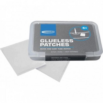 Schwalbe Self-Adhesive Patches for Punctures - Compatible with Aerothan Tubes, 6 Pack - 1