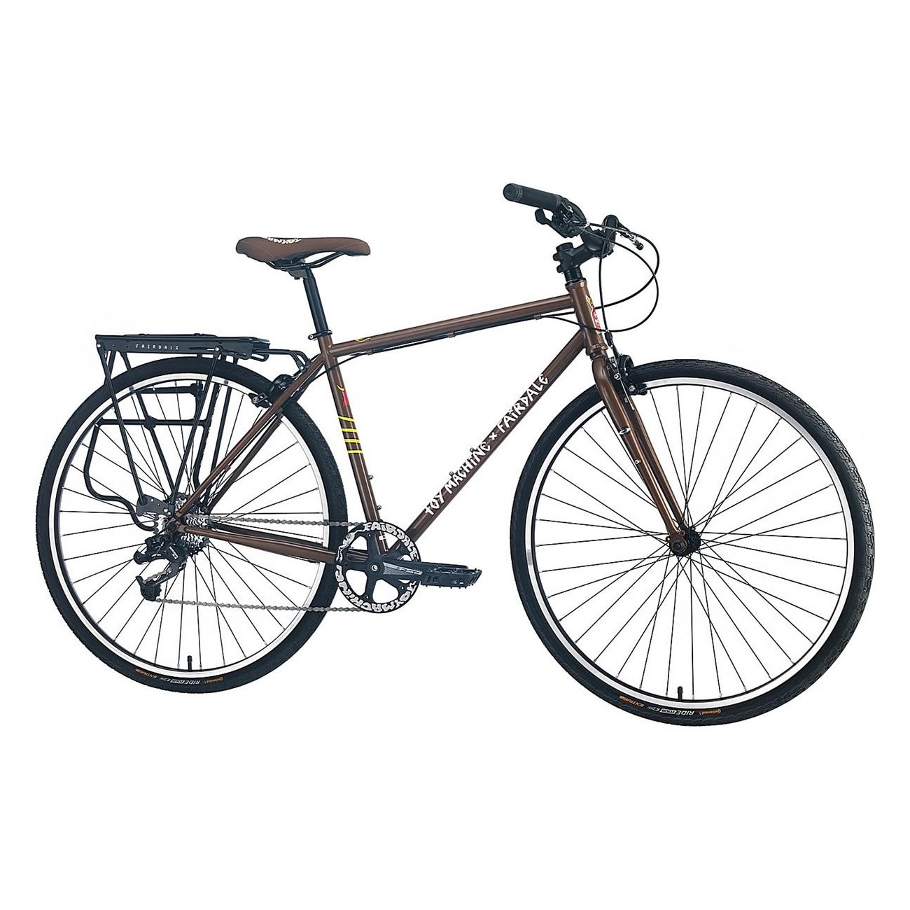 Juguete de bicicleta Fairdale Lookfar L Braun con marco de acero - 1