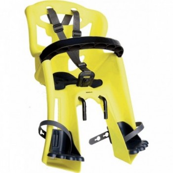 Siège Avant de Vélo TATOO Handlefix avec Poignée Jaune Réfléchissante, 15 kg - BELLELLI - 1