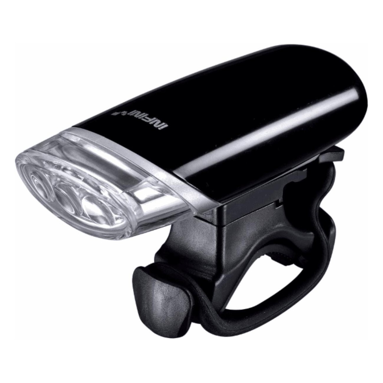 Luxo 3 LED White Battery Front Light for Bike with Advanced Reflector - 1