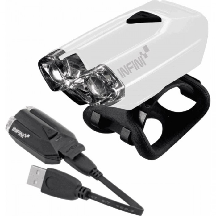 INFINI LAVA 2 Rechargeable Front Light 80 Lumen USB White - 1