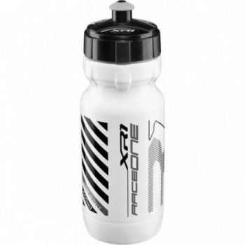 XR1 600ml White/Black Water Bottle with RaceOne Cap for Sports and Adventure - 1