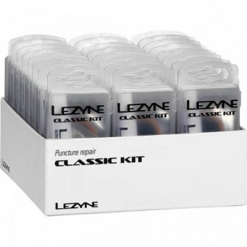 Kit di Riparazione Lezyne Classic con Scatola Espositiva da 24 Pezzi - Ideale per Ciclisti - 1 - Riparazione e rappezzi - 471280