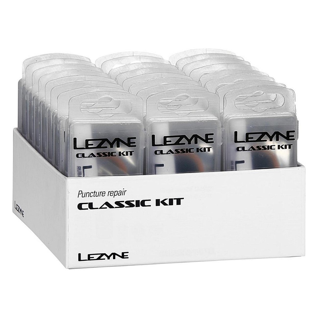 Lezyne Classic Repair Kit with Display Box - 24 Pieces for Cyclists - 1