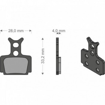 Sintermetallbremsbeläge für Formula Brenta - Modelle R0, T1, R1, RX, Cura und mehr - 1