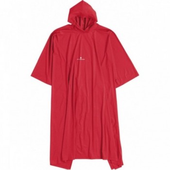 Poncho Junior Rouge Imperméable Taille Unique pour Enfants - 1