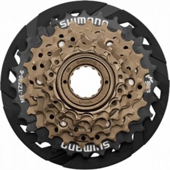 Shimano TZ500 Freewheel 6 Speed 14/28 Teeth Blackened - 1