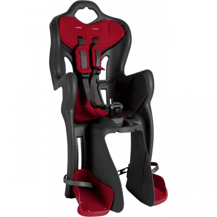 Bellelli B-One Antracite Rear Bike Seat for Kids up to 22 kg, Safe & Comfortable - 1