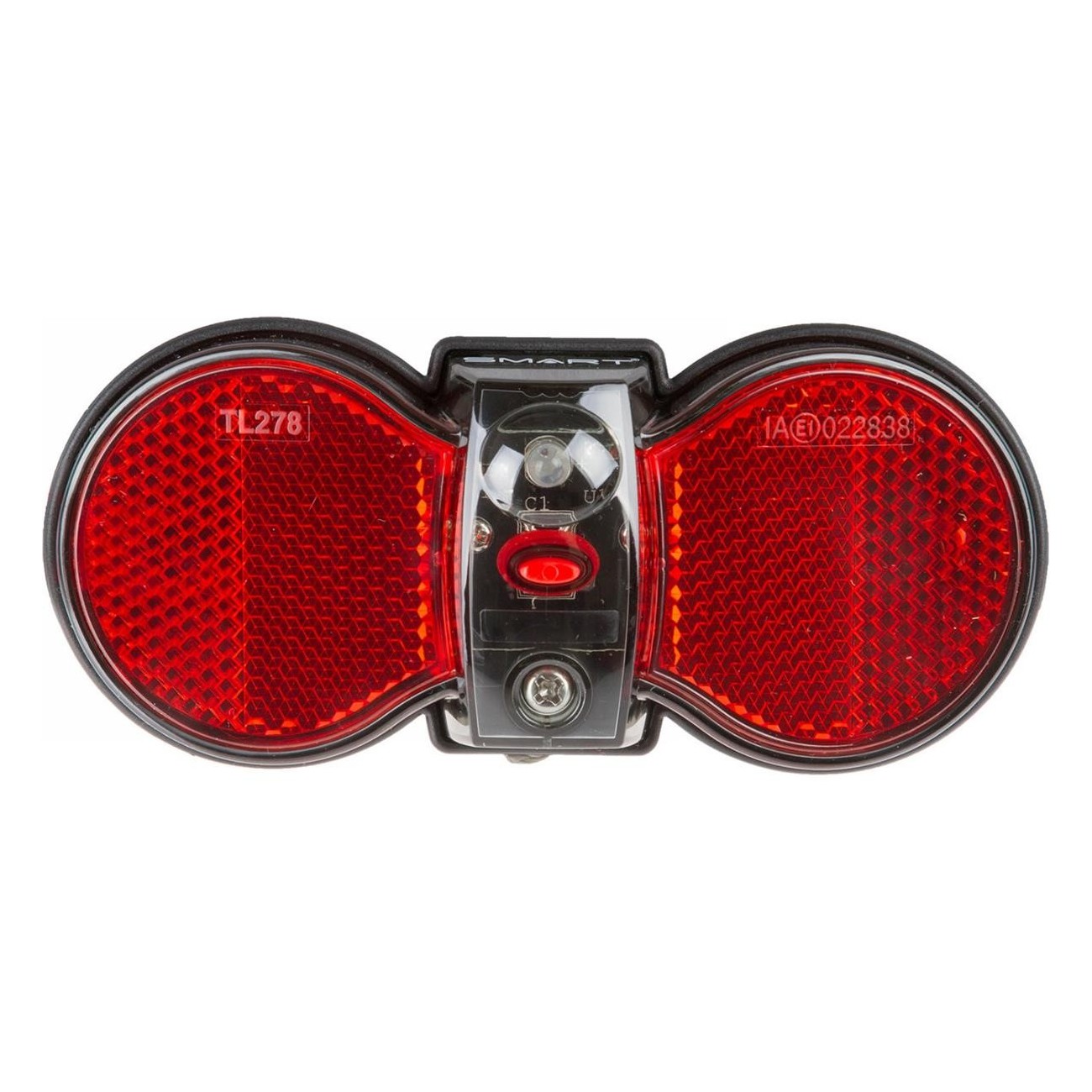 SMART LED Red Trunk Tail Light with AAA Batteries and Built-in Reflector - 1