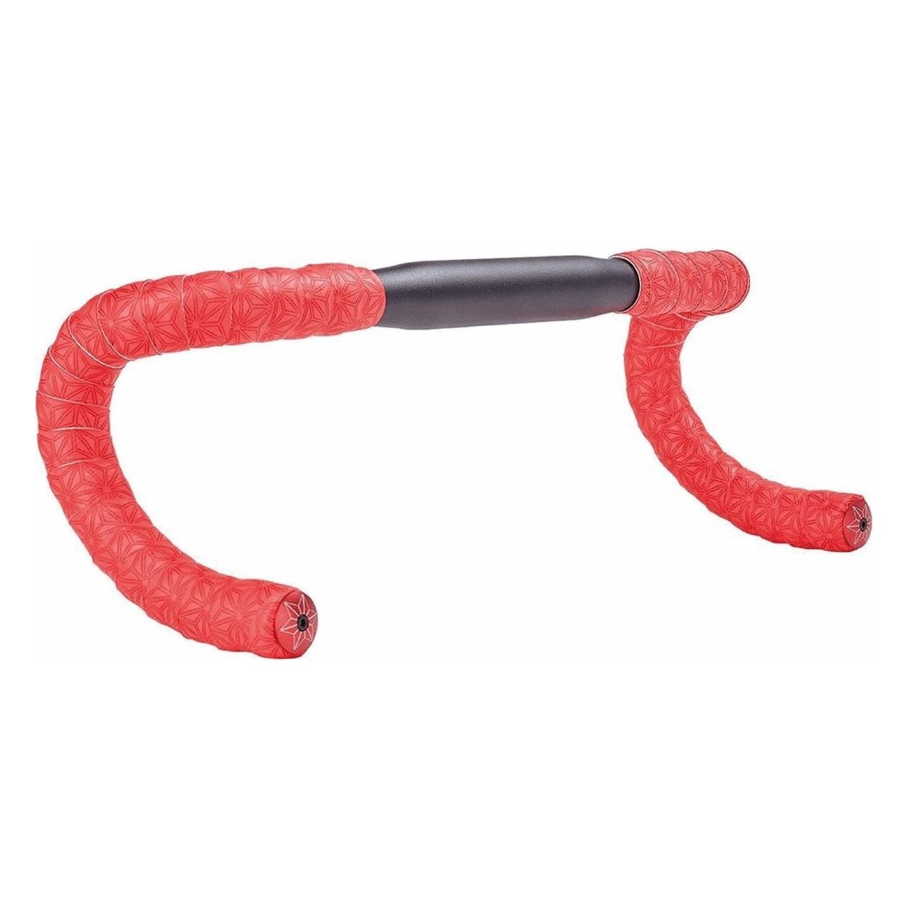 Supacaz Classic Red Handlebar Tape with Aluminum Cap - Super Sticky Kush - 1