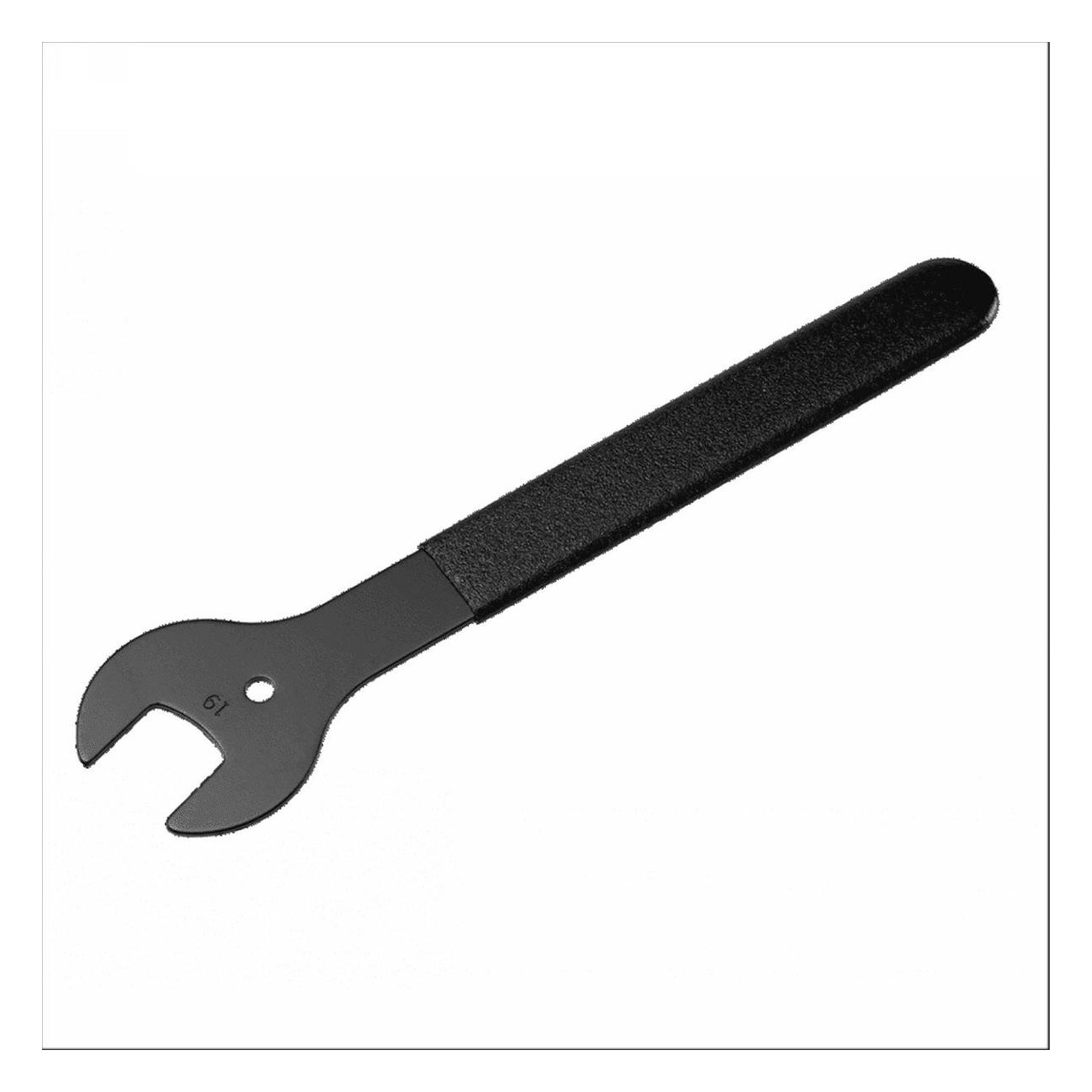 19 mm Hub Cone Wrench with Coated Handle for Bicycles and Vehicles - 1