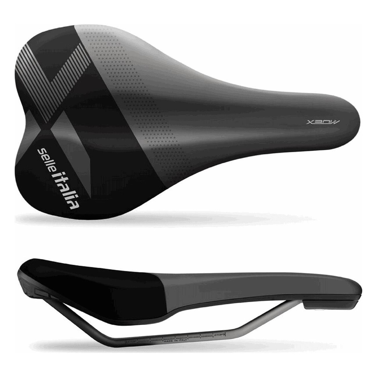 Selle Italia X-Bow Saddle 145x255mm Black Soft Tek TI 316, 250g - Performance - 1