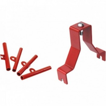 Red Thru Axle Adapters for Rear Bike Frame by BiciSupport - Quality Design - 1