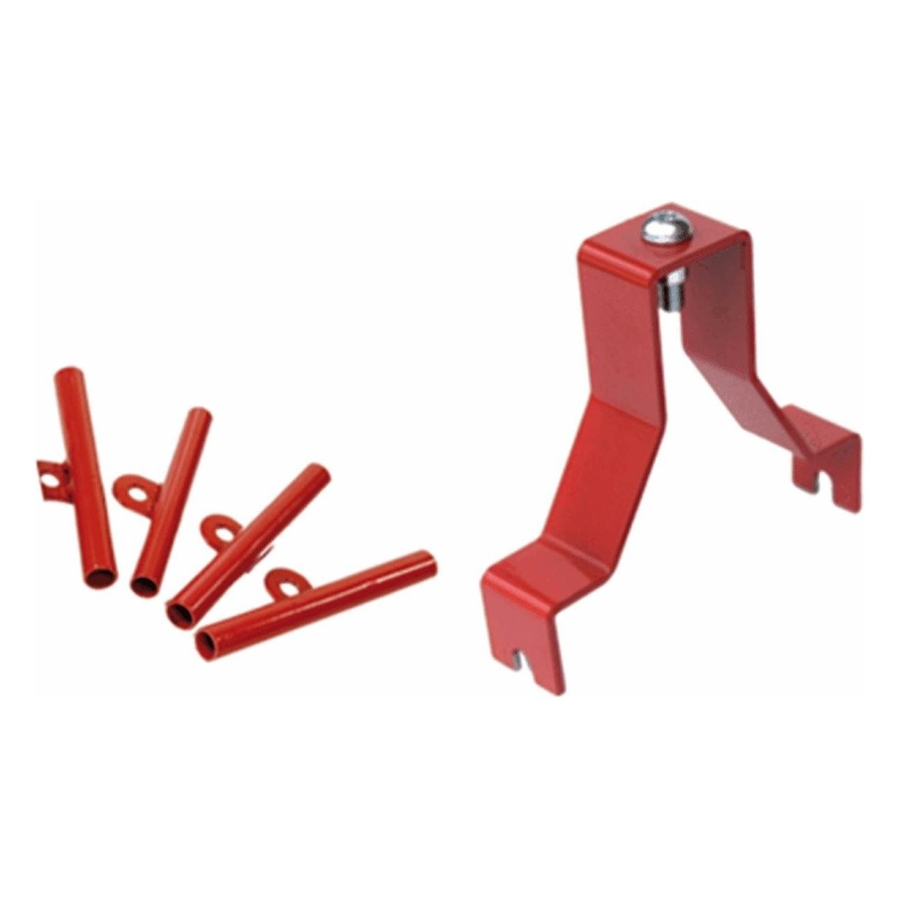 Red Thru Axle Adapters for Rear Bike Frame by BiciSupport - Quality Design - 1