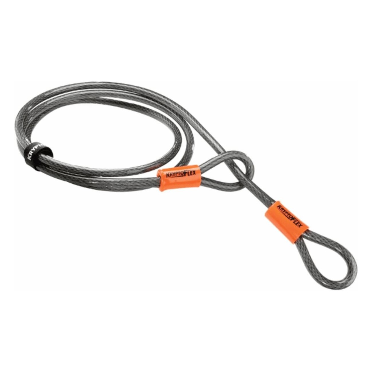 Cable de Candado Kryptoflex 760mm x 5mm con Doble Ojal y Llave - Seguridad para Bicicletas y Scooters - 1