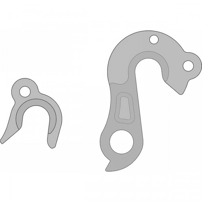 Kross DP-71 Derailleur Hanger in CNC Aluminum Compatible with Esker and Pulso - 1