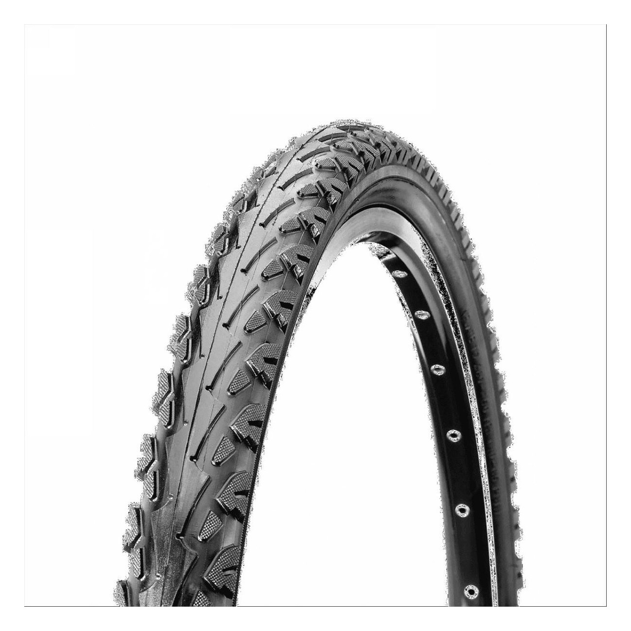 700x42 Black Rigid Tire for City Trekking - Durable and Performance, 742g - 1