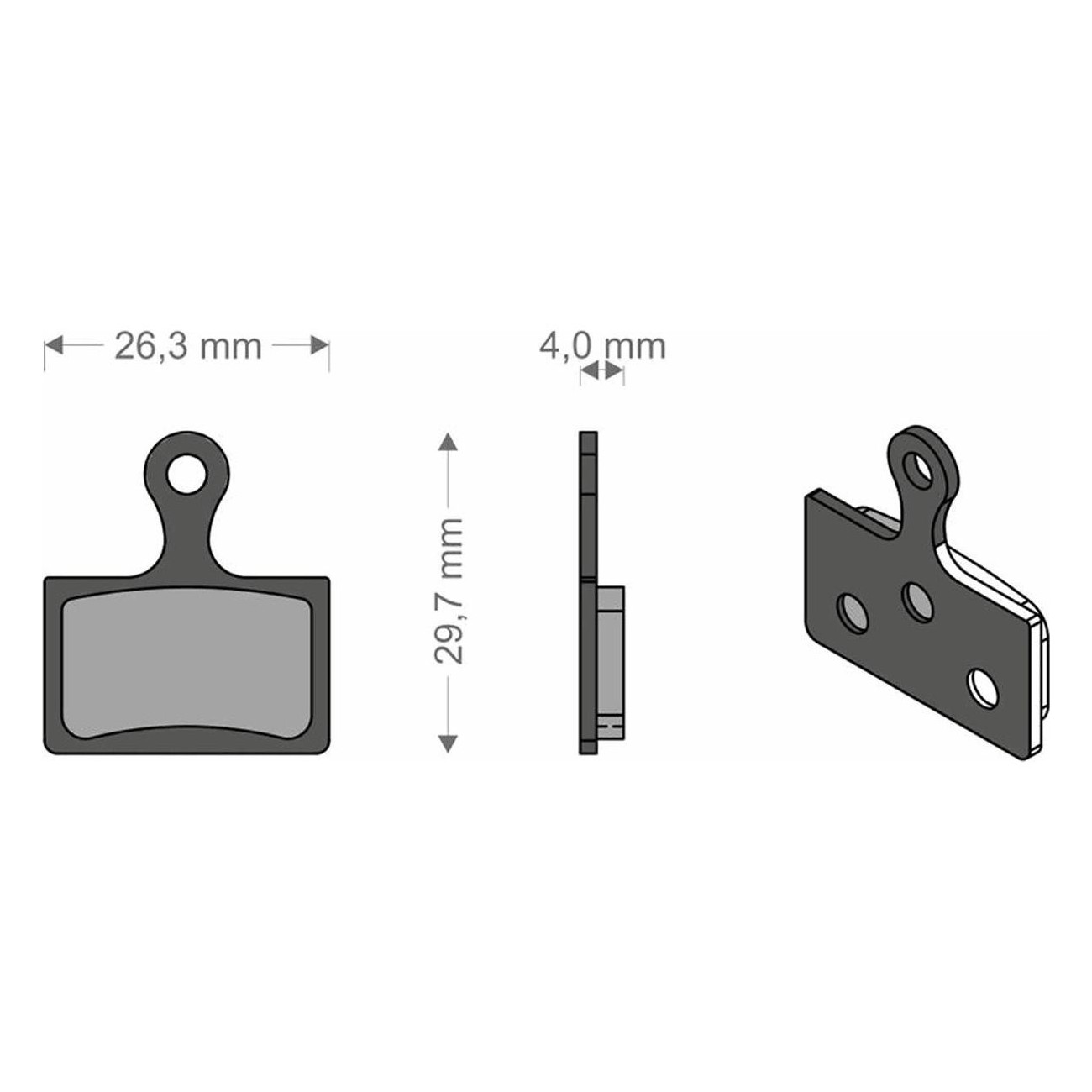 Plaquettes Sinterisées pour Freins Shimano, Tektro et Rever - Compatibles Dura Ace, Ultegra, XTR, HD-R310, MCX1 - 1