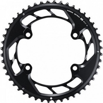 Shimano GRX FC-RX820-2 Gravel Kettenblatt, 48 Zähne, 110mm BCD, 4-Loch, 2x12v, Schwarz - 1