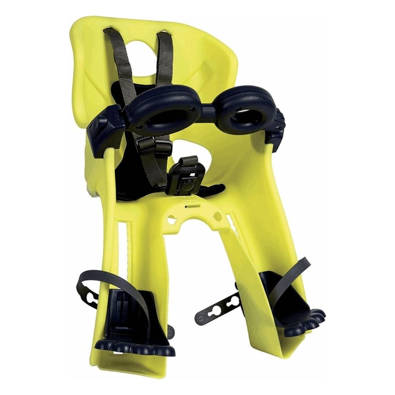 Siège Avant de Vélo Freccia B-Fix Jaune 15kg - Bellelli - 1