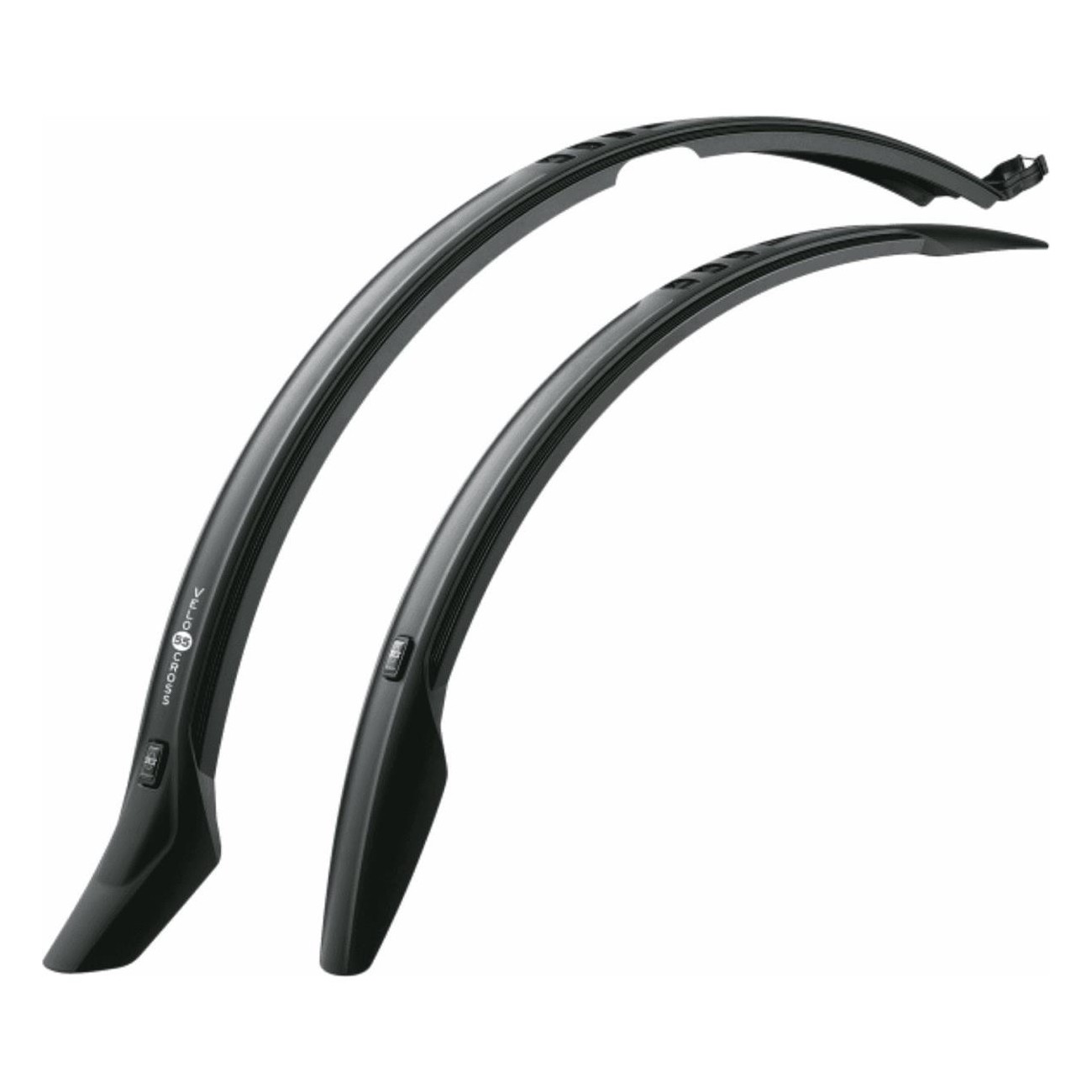 SKS VELO 55 CROSS Mudguards Black for Urban Bikes 26-29 Inches - 1