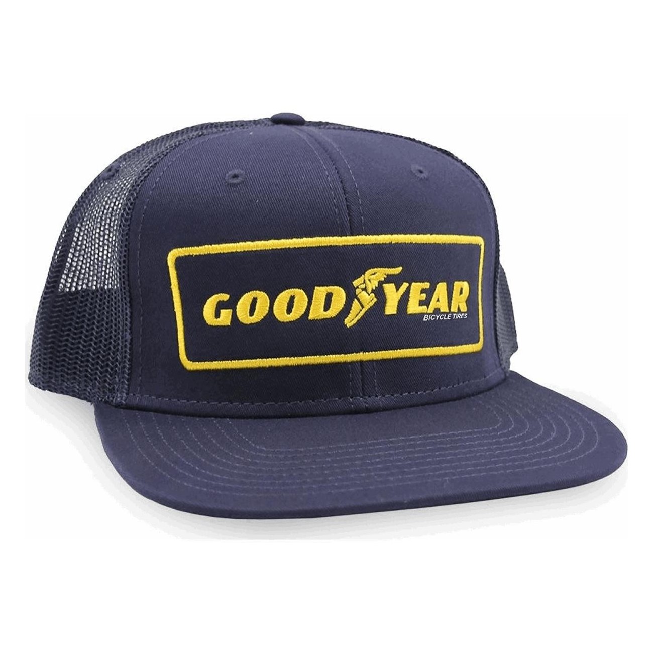 Goodyear Flat-Bill Cap for Cyclists - Modern Design for Bike Lovers - 1