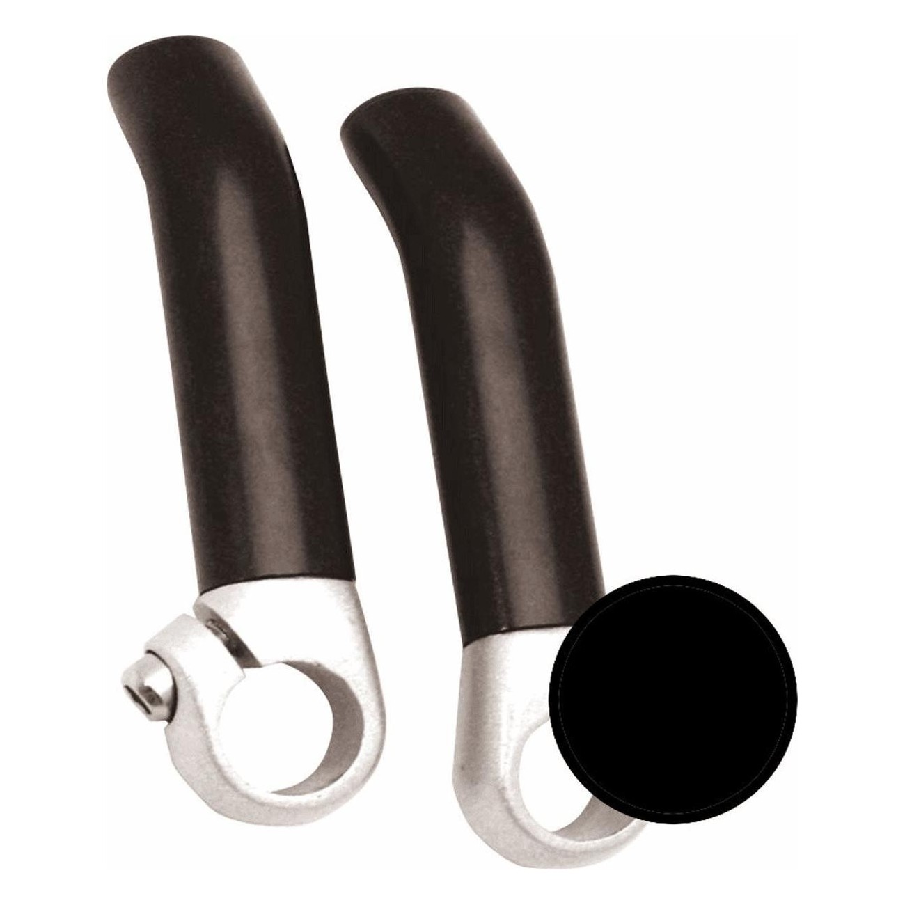 High-Quality Black Aluminum Bent Oval Appendage by MVTEK - 1