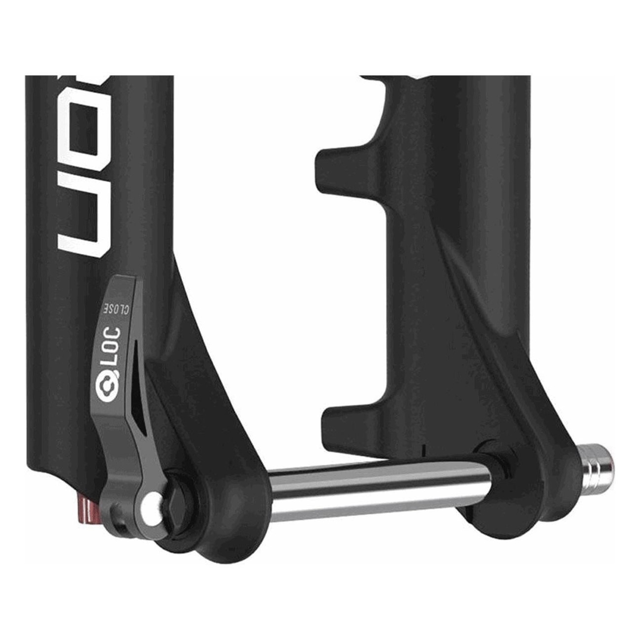 Q-LOC Boost 110x15mm CR-MO Thru Axle for Suntour Forks - 1