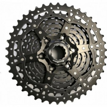 MTB Kassette 10V 11/42 Zähne aus schwarzem Stahl kompatibel mit Shimano - SUNRACE - 1