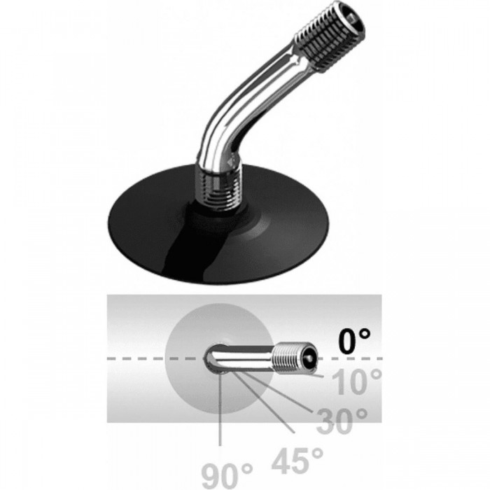 6x1/4 Air Chamber (32-86) with Auto Valve 0/45 Degrees DIN7768 - High Quality Standard - 1