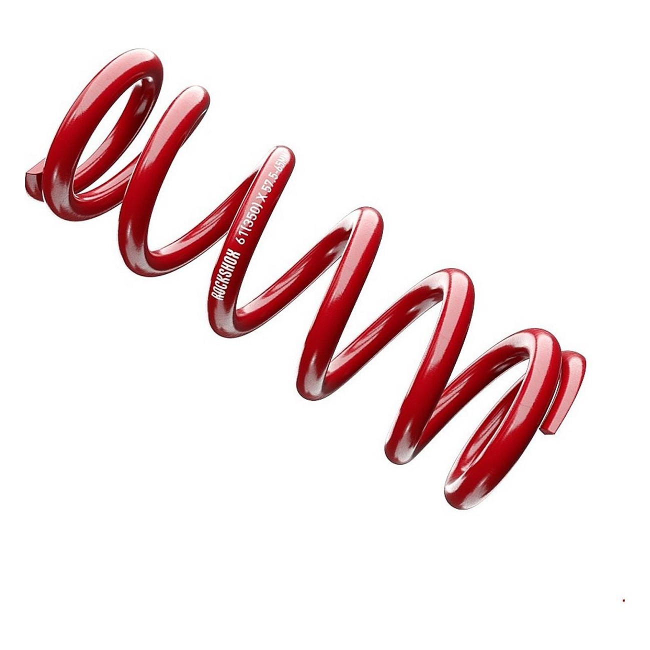 Red Spiral Rear Shock Absorber Spring 350 lbs - 174x75 mm - 1