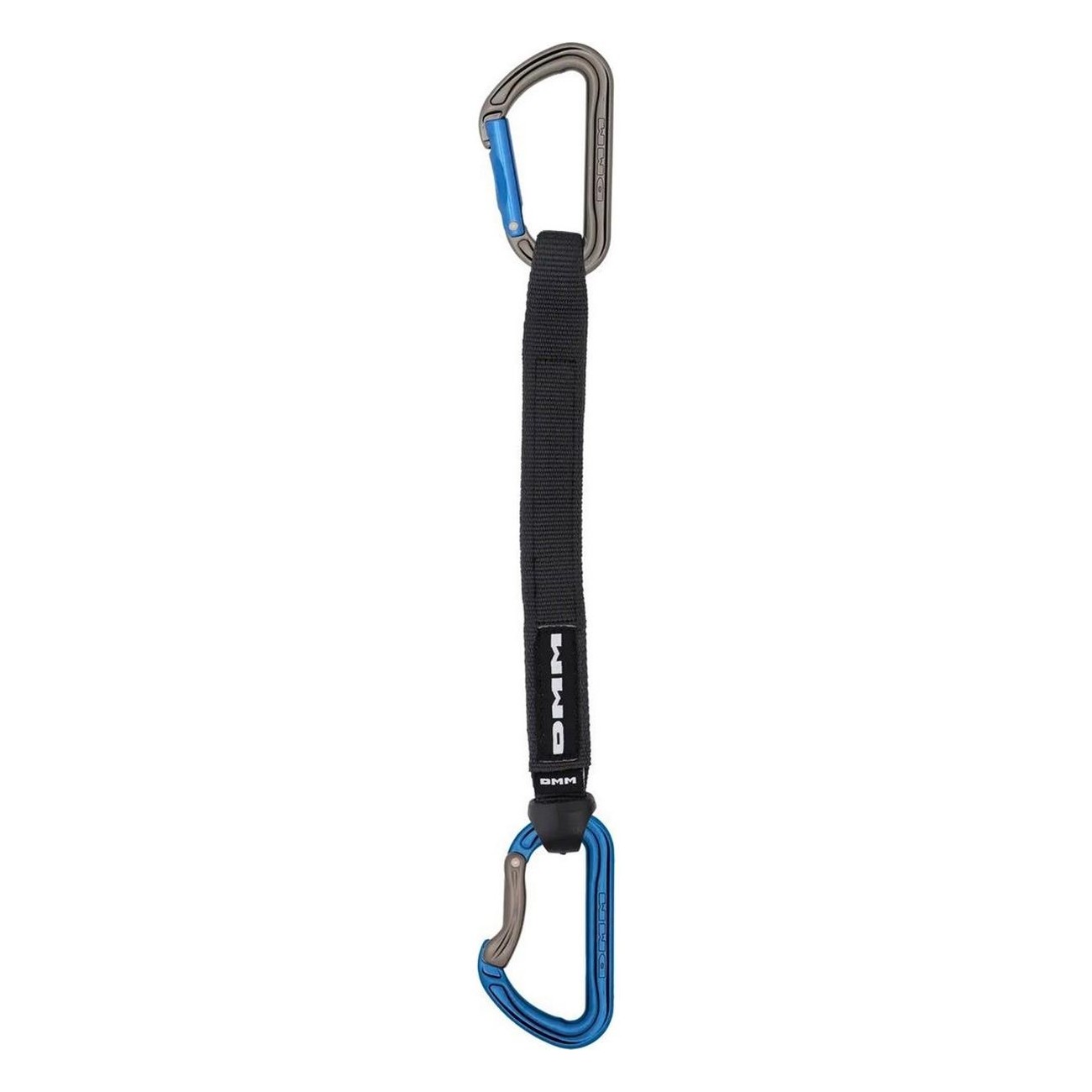 Sportlicher Karabiner Shadow Blau 25cm mit Nylonband und Keylock-Nase - 113g, Einzel - 1