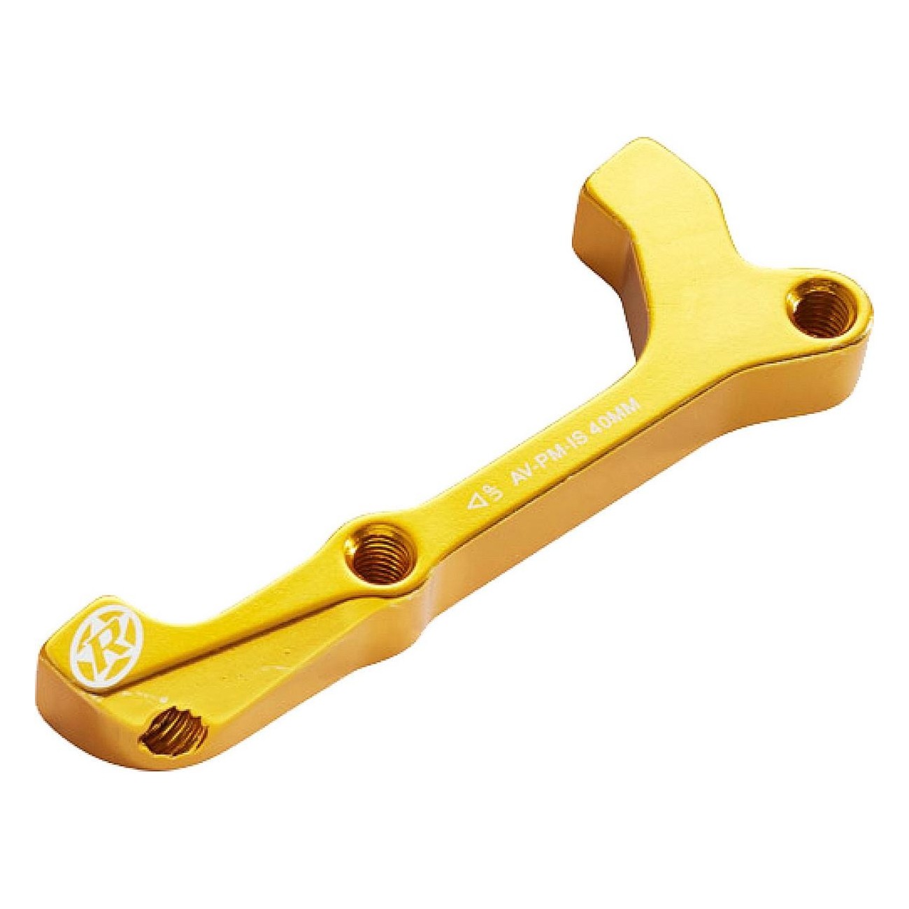 Adattatore Disco Freno IS-PM 180 mm AVID HR in Alluminio Oro per Bicicletta - 1 - Adattatori - 4717480160334