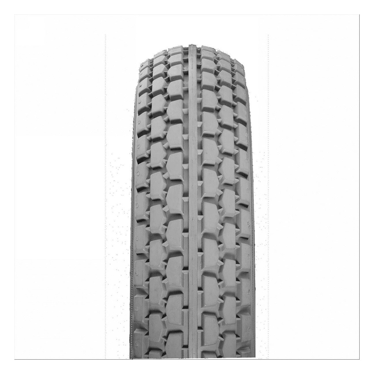 Rigid Tire 250-8 Gray for Wheelchair IS322 - Reliable and Durable - 1