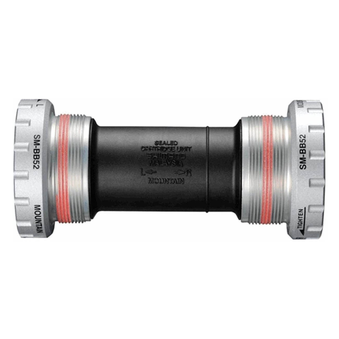 Shimano Deore MTB Bottom Bracket BSA 83mm Silver - High Performance & Reliability - 1