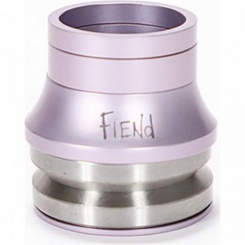 Fiend Integrated Headset Cap Purple 45x45 Aluminum with Sealed Bearings - 1