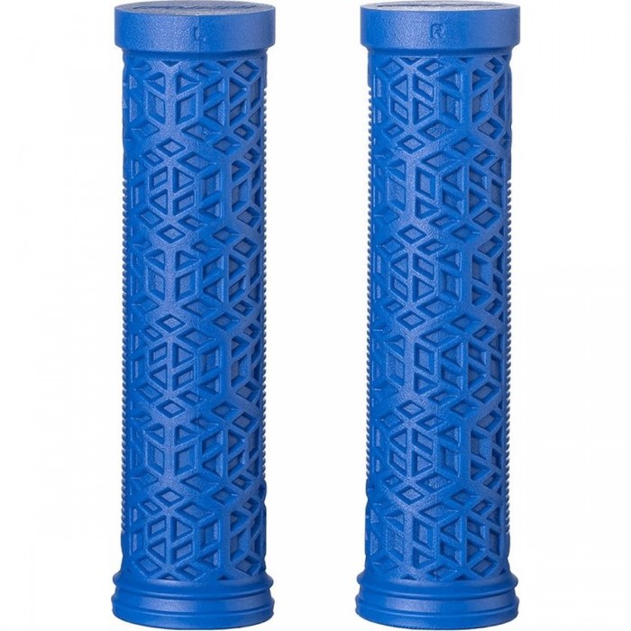 Puños HILT ES 30mm Azul en Goma y Aluminio CNC, 96g - Diseño FUNN - 1