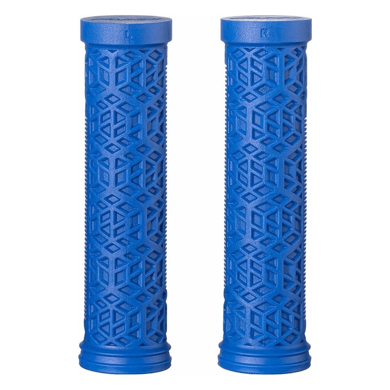 Puños HILT ES 30mm Azul en Goma y Aluminio CNC, 96g - Diseño FUNN - 1